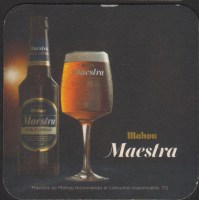 Beer coaster mahou-119-zadek