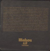 Beer coaster mahou-120-zadek-small