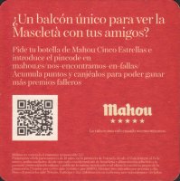 Beer coaster mahou-124-zadek-small