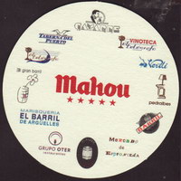 Beer coaster mahou-51-zadek