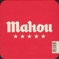 Beer coaster mahou-69-zadek