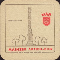Pivní tácek mainzer-aktien-bierbrauerei-1-zadek