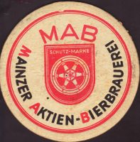 Beer coaster mainzer-aktien-bierbrauerei-2