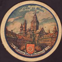 Beer coaster mainzer-aktien-bierbrauerei-2-zadek