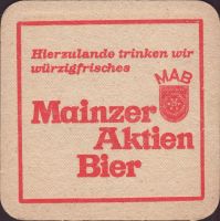 Beer coaster mainzer-aktien-bierbrauerei-5
