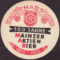 Beer coaster mainzer-aktien-bierbrauerei-8-oboje