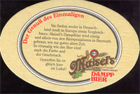 Beer coaster maisel-kg-4-zadek