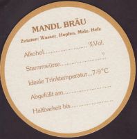Beer coaster mandlbrau-1-zadek-small