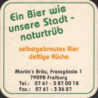 Beer coaster martins-brau-2-zadek