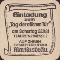 Pivní tácek martinsbrau-georg-mayr-17-zadek