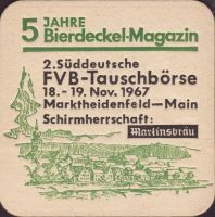 Pivní tácek martinsbrau-georg-mayr-21-zadek