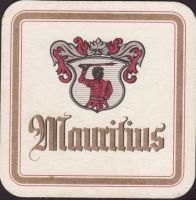Beer coaster mauritius-brauerei-zwickau-23-oboje-small