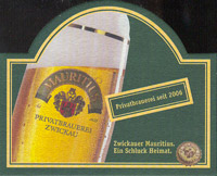 Pivní tácek mauritius-brauerei-zwickau-5-zadek