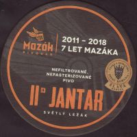 Beer coaster mazak-31-zadek