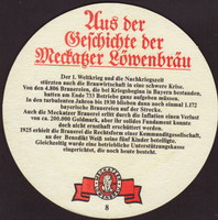 Beer coaster meckatzer-lowenbrau-10-zadek