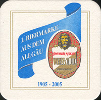 Beer coaster meckatzer-lowenbrau-2-zadek