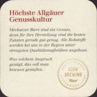 Beer coaster meckatzer-lowenbrau-33-zadek