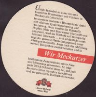 Beer coaster meckatzer-lowenbrau-35-zadek