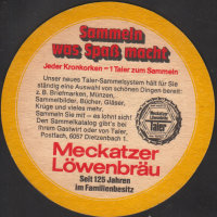 Pivní tácek meckatzer-lowenbrau-39-zadek