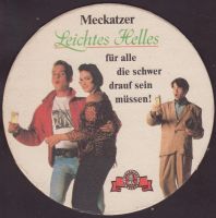 Beer coaster meckatzer-lowenbrau-4