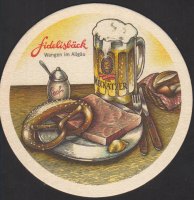 Beer coaster meckatzer-lowenbrau-45