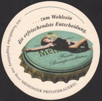 Pivní tácek meininger-privatbrauerei-10-zadek