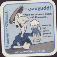 Beer coaster mettlacher-abtei-brau-4