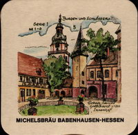 Beer coaster michelsbrau-1-zadek