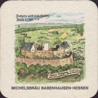 Beer coaster michelsbrau-10-zadek-small