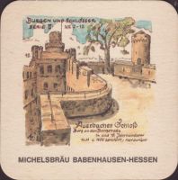 Beer coaster michelsbrau-16-zadek-small