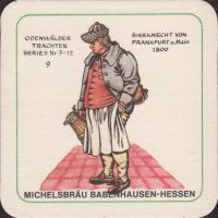 Beer coaster michelsbrau-17-zadek-small