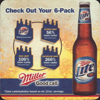 Beer coaster miller-129-zadek