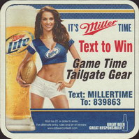 Beer coaster miller-140-oboje