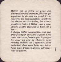 Beer coaster miller-226-zadek