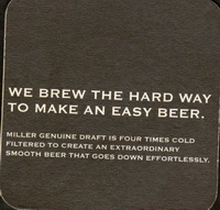 Beer coaster miller-30-zadek