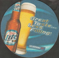 Beer coaster miller-40-zadek