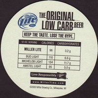 Beer coaster miller-66-zadek