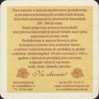 Beer coaster minibrowar-kowal-2-zadek