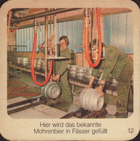 Beer coaster mohren-brau-34-zadek