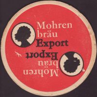 Beer coaster mohren-brau-76-oboje
