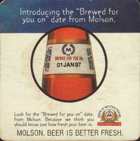 Beer coaster molson-103-zadek