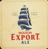 Beer coaster molson-148-small