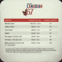 Beer coaster molson-154-zadek