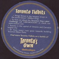 Beer coaster molson-173-zadek