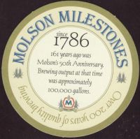 Beer coaster molson-180-small