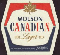 Beer coaster molson-186-zadek