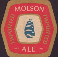 Beer coaster molson-220