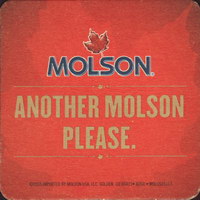 Beer coaster molson-69