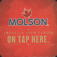 Beer coaster molson-69-zadek