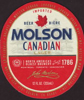 Pivní tácek molson-70